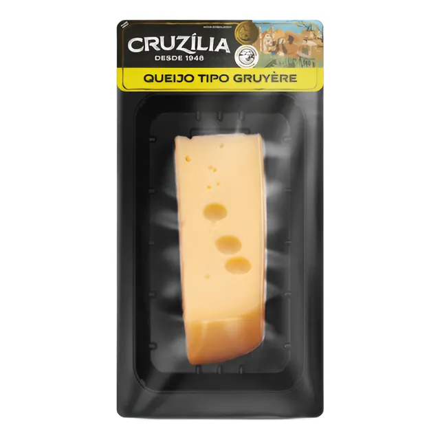 Queijos Cruzilia Gruyère 140g - Queijo Suiço