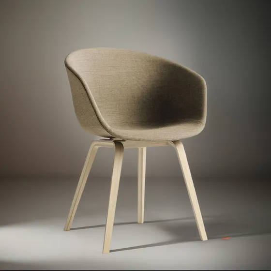 Sillas De Comedor Eames Con Apoyabrazo Tapizado Tela Oferta