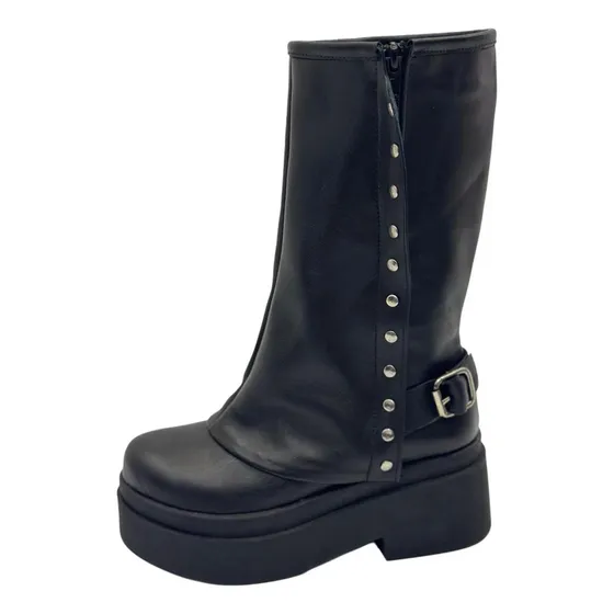 Botas Mujer Rozcashoes Cuero Vacuno Plataforma Anto