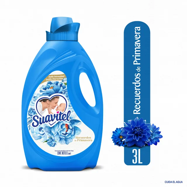Suavizante de ropa Suavitel Recuerdos de Primavera 3L