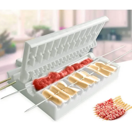 Soporte Para Hacer Pinchos De Carne, Pollo, Verduras Y Mas