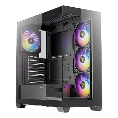 Gabinete Gamer Antec Cx300 Argb 4x120mm Fans Argb Negro Atx