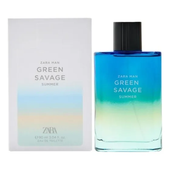 Zara Green Savage Summer Edt 90ml - Fragancia Hombre