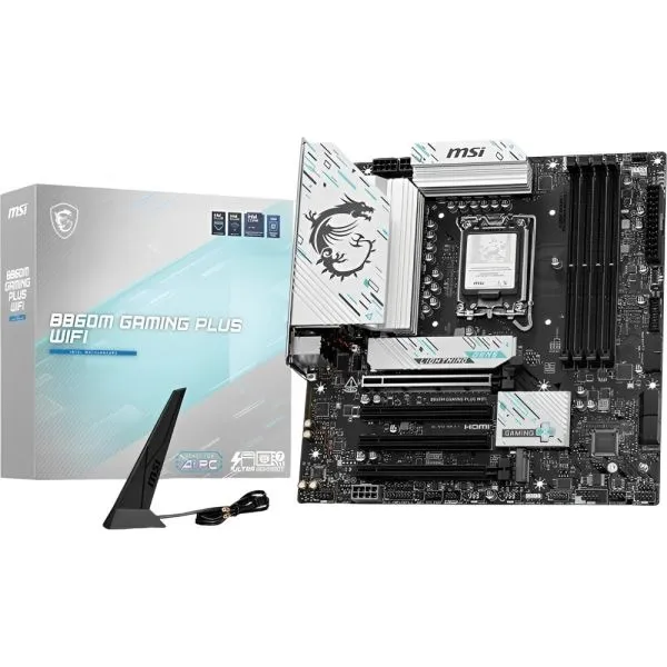 MOTHERBOARD B860M GAMING MSI PLUS WIFI INTEL LGA1851