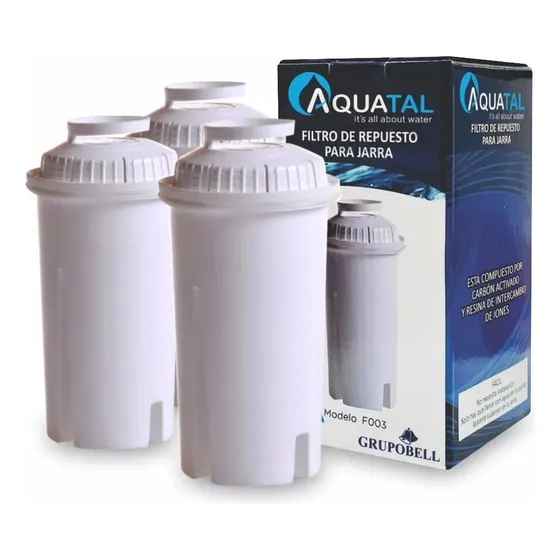 3 (tres) Filtros Aquatal Para Jarra De Agua Rose Tulip Lily