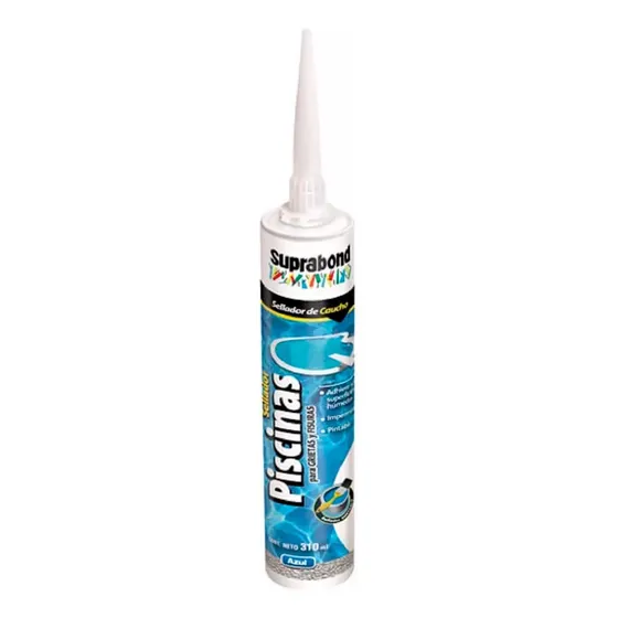 Sellador Suprabond Piscinas - Grietas Y Fisuras - Azul 310ml