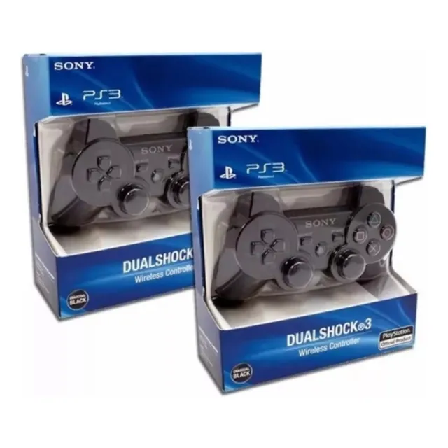 2 joysticks Inalámbricos Sony Ps3 Ps3 Negro