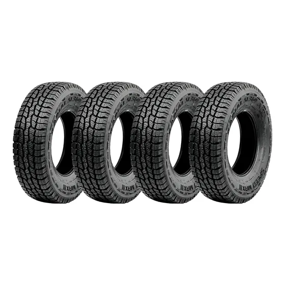 Kit de 4 pneus Speedmax Pneu de SUV/Caminhonete SL369 A/T 305/55R20 121 - 1450 kg
118 - 1320 kg A1