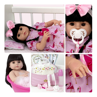 Boneca Cegonha Reborn Dolls Bebê Reborn Boneca Cegonha Reborn Dolls Bebê Reborn