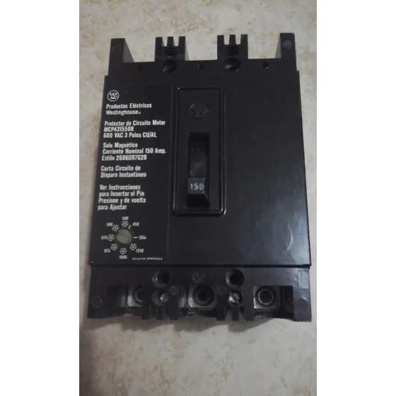 Breaker 3x150 Amp  600v  Westinghouse