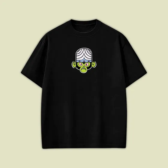 Playera Chicas Superpoderosas Oversize Bordada Premium