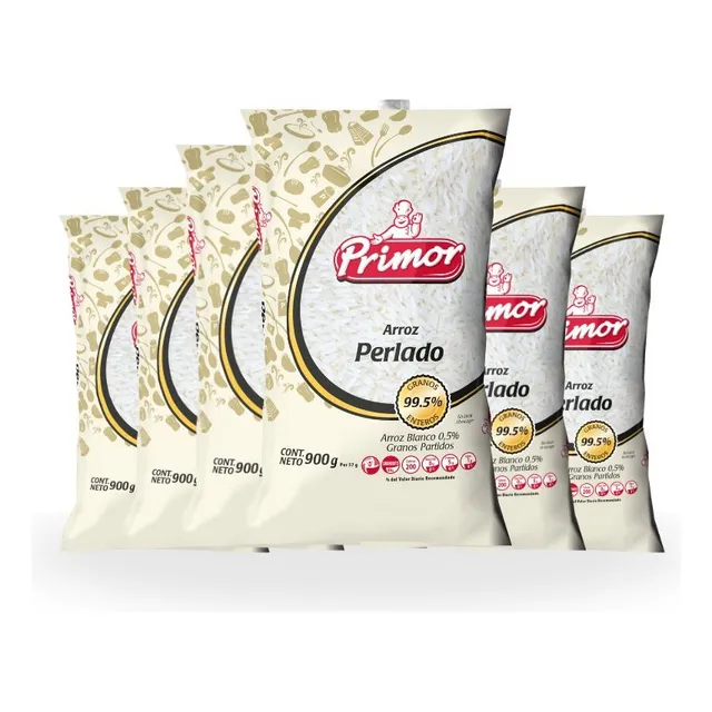 Arroz Primor Perlado 900gr Pack 6und