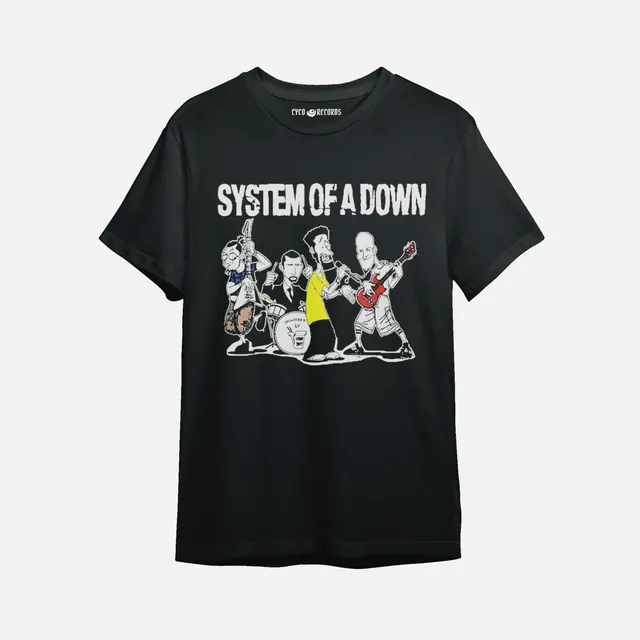 System Of A Down - Comic Band - Rock - Polera