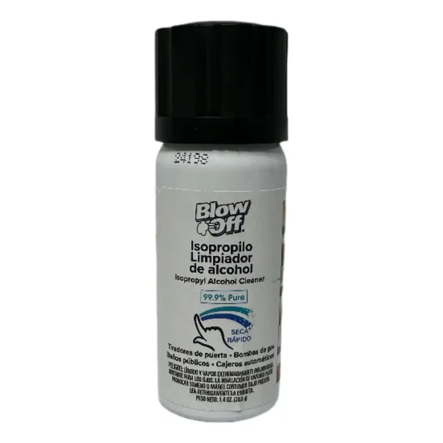 Alcohol Isopropilico Para Fibra Limpieza Blow Off 1.4 Onzas