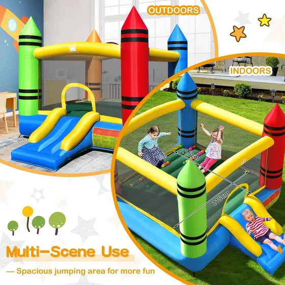 Costzon Casa Inflable Rebote Gran Area Salto Hinchable