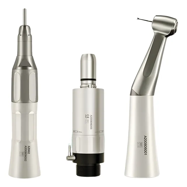 Kit Acadêmico Baixa Rotação Contra Angulo Peça Reta
