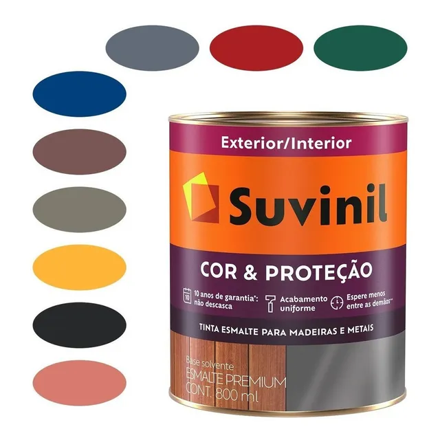 Tinta P Madeira E Metal Cor E Proteção 800ml Cores Especiais