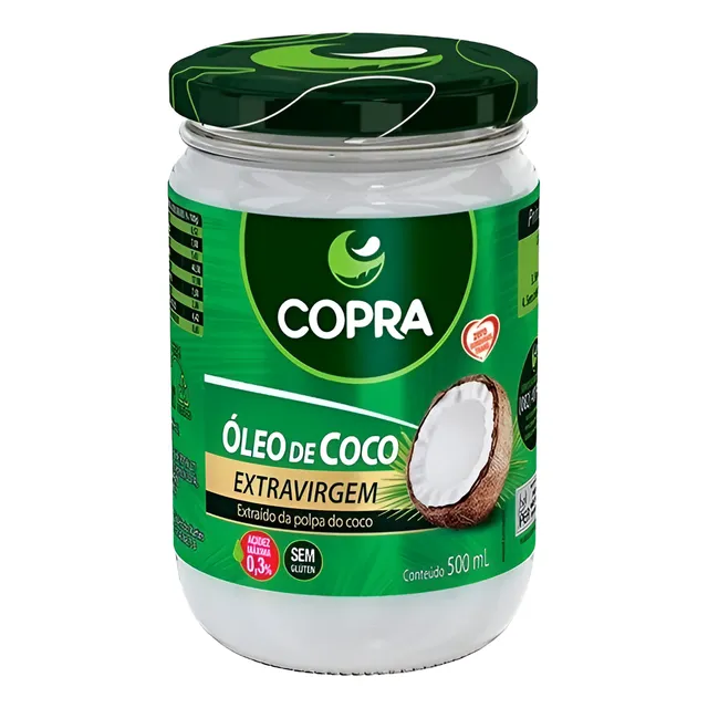 Óleo De Coco Extra Virgem 500ml - Copra - Original