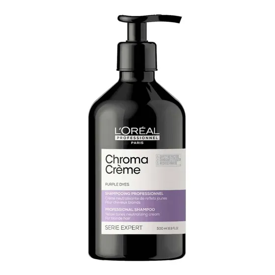 Shampoo Loreal Pro Chroma Creme Morado Cabello Rubio 500ml