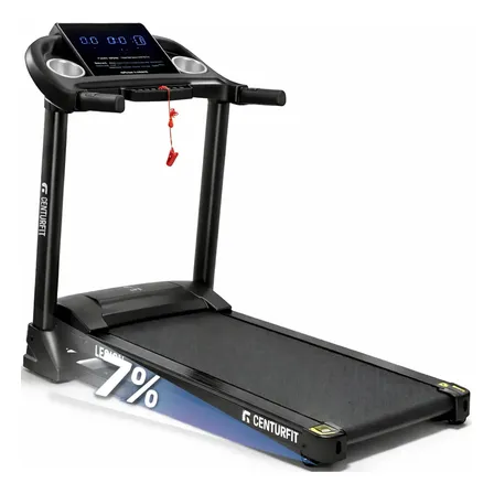 Caminadora Electrica 1.5hp Plegable Motor Potente 120kg Velocidad 12kmh Inclinacion Automatica Bluetooth Bocinas App... Negro