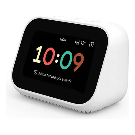 Xiaomi Mi Smart Clock Reloj Despertador Con Google Assistant Color Blanco