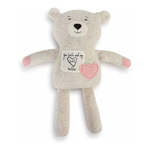 Demdaco Oso Niño Corazón Se Derrite Gris Claro 17 Cf8f0