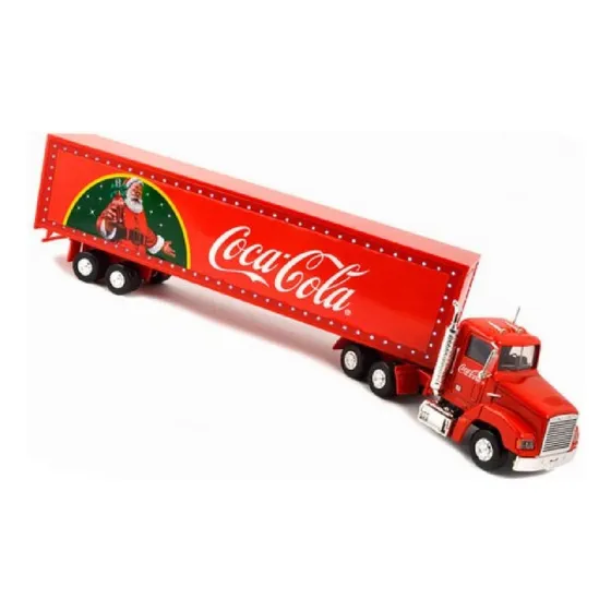 Camión de caravana navideña en miniatura Coca-Cola Holiday