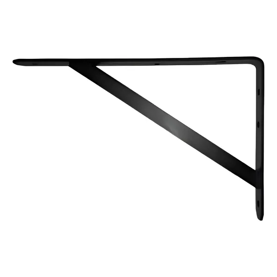 Mensulas Estante Reforzada Negra De 30 Cm Pack Por 6 Uds