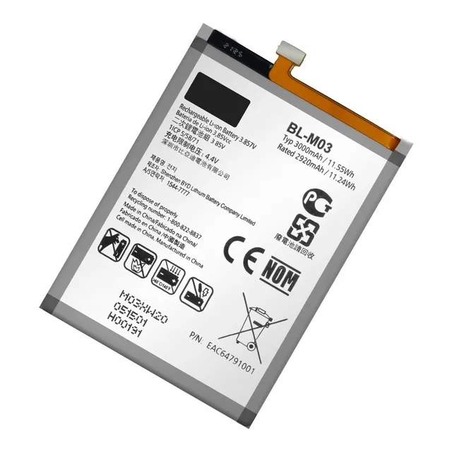Batería Pila Para LG K22 Bl-m03 2920mah