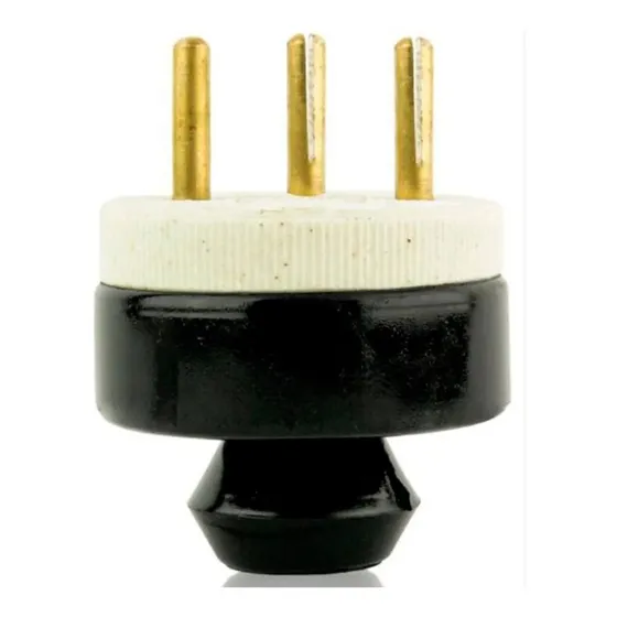 Plug Macho Industrial 3 Polos Pinos 20a 380v Porcelana