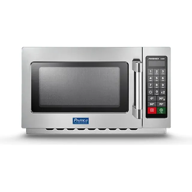 Micro-ondas industrial Prática Finisher 1000W aço inoxidável 34L 220V