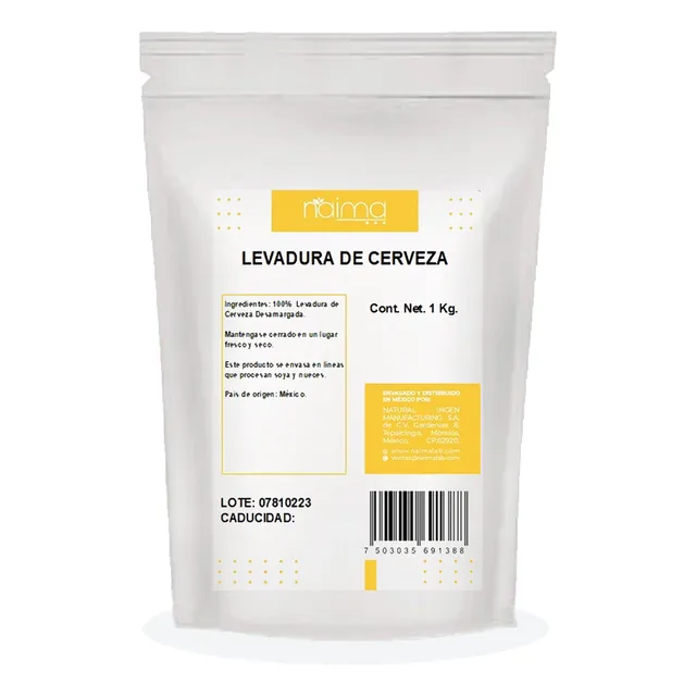 Levadura De Cerveza Natural 1 Kilo Desamargada