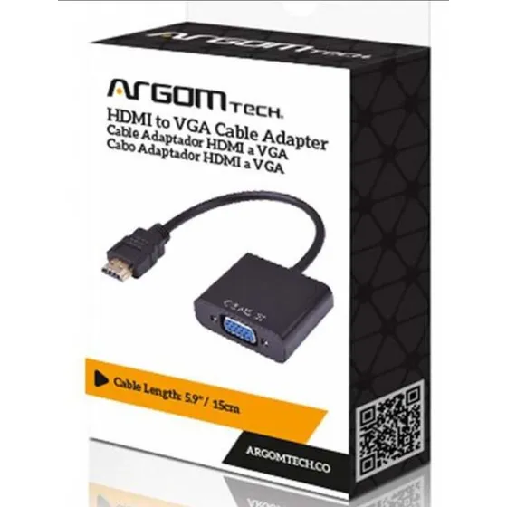 Adaptador Hdmi A Vga  Argom Tech