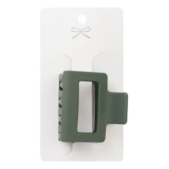 Broche De Pelo Pinza Rectangular Cabello Opaca