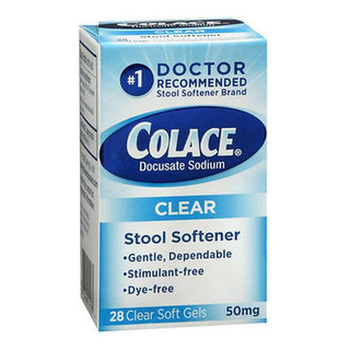 Suavizante De Heces Colace Clear Soft Gels, 28 Cápsulas Suavizante De Heces Colace Clear Soft Gels, 28 Cápsulas