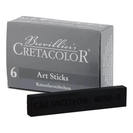 Barra Carboncillo Prensado Cretacolor Soft Y Medium