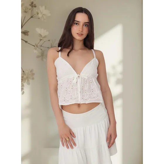 Blusa Nano De Broderie Turin #6425