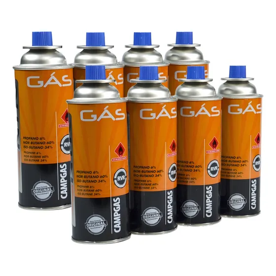 Cartucho Refil Gás Fogareiro Maçarico Ntk Campgas 8un 227 G
