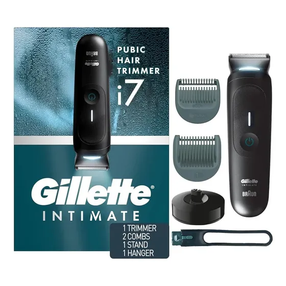 Afeitadora Bello Púbico Hombre Gillette 17 Intimate Impermea