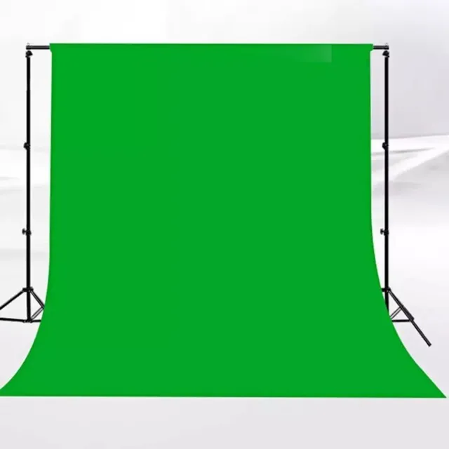 Kit Chroma Fondo Tela Verde Estudio Foto Y Video Con Parante Liso Verde