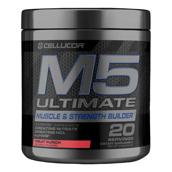 M5 Ultimate Creatina (hcl + Monohidrato + Nitrate + Hmb) Ponche De Frutas | Cuotas sin interés
