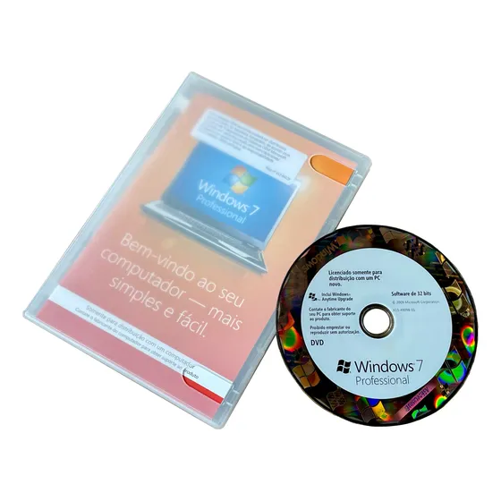 Microsoft Windows 7 Professional 32bits Oem Cd Original