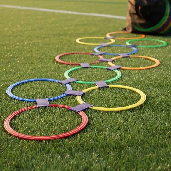 Set 10 Aros De Entranamiento Y Agilidad Deporte Futbol