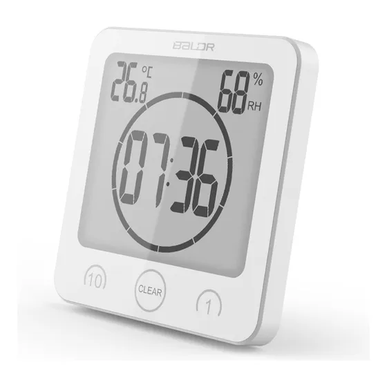 Reloj Digital De Ducha, Reloj De Pared, Temporizador, Baño