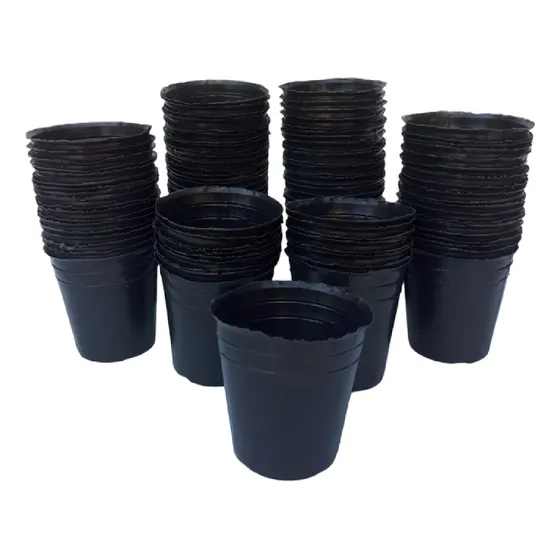 Maceta Soplada Numero 10 Pack 200 Unidades Color Negro