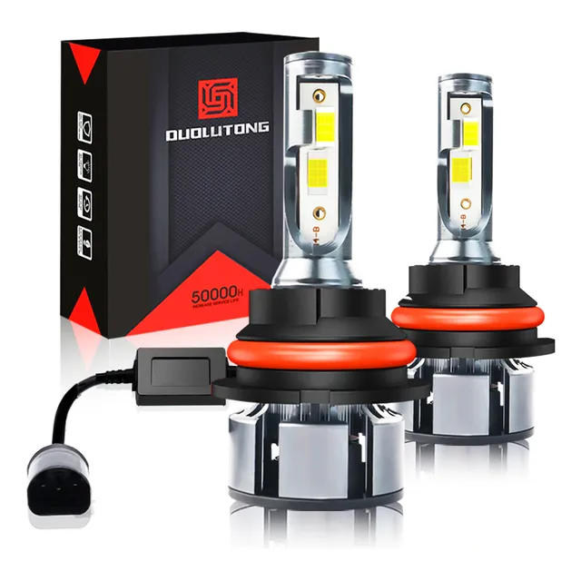 Kit De Faros Led H4 H13 9004 9007 Luz Alta Y Baja Canbus Csp