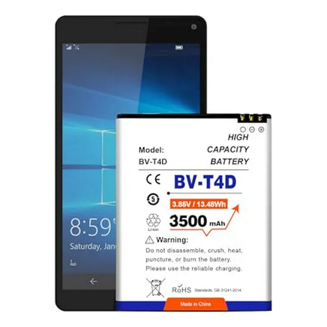 Batería De Reemplazo Bv-t4d Para Microsoft Lumia 950 Xl, 350