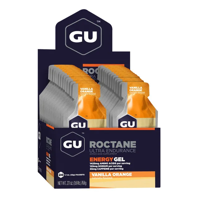 Suplemento en gel GU Carbohidratos sabor vanilla orange x 768g