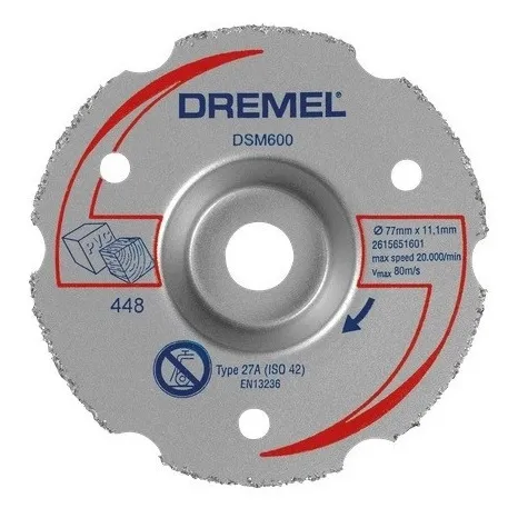 Dremel Saw Max Dsm 600 - Disco De Carburo Multiuso Al Ras