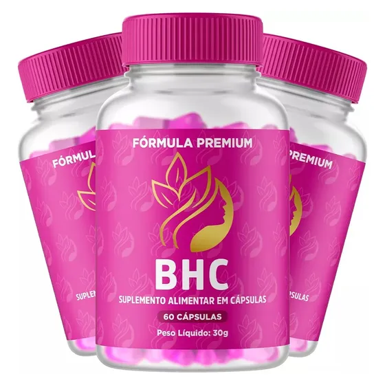 3 Vitaminas Para Crescer Cabelo Bhc Contra Queda Capilar 180